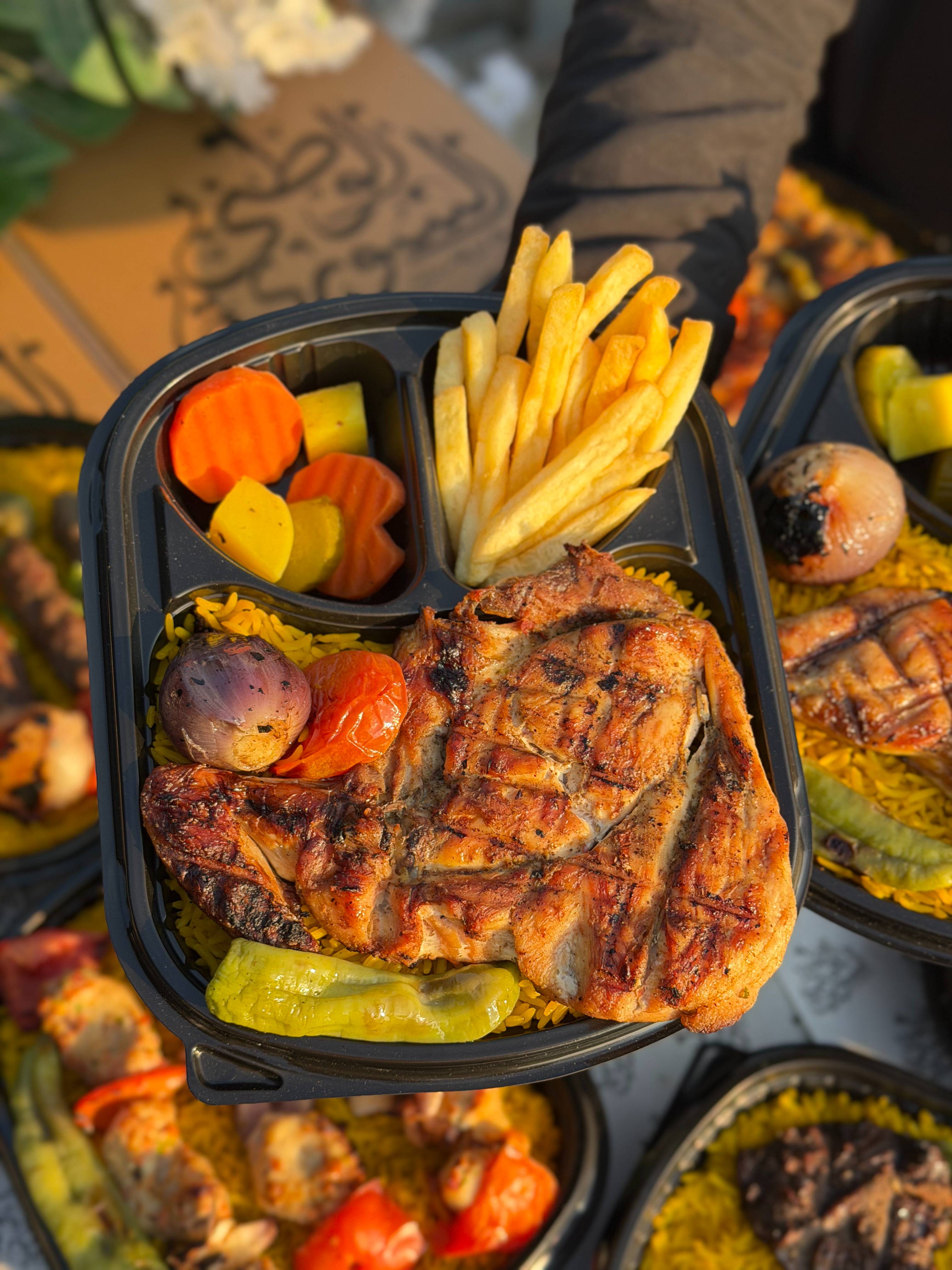 وجبة صدر عالفحم