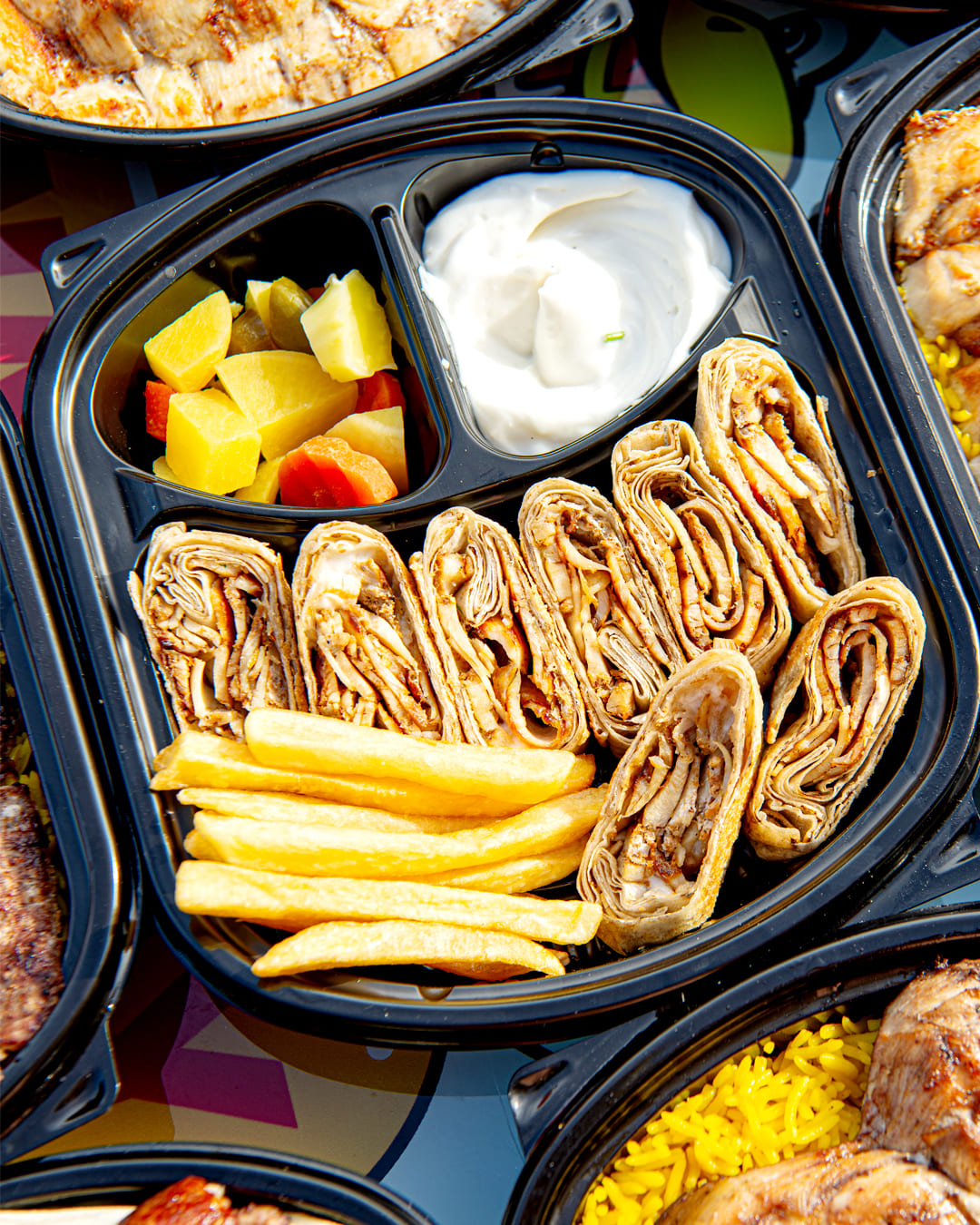 وجبة شاورما عربي فراخ