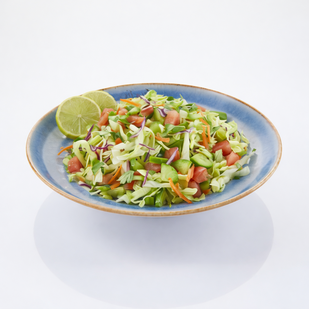 طبق سلطة خضراء