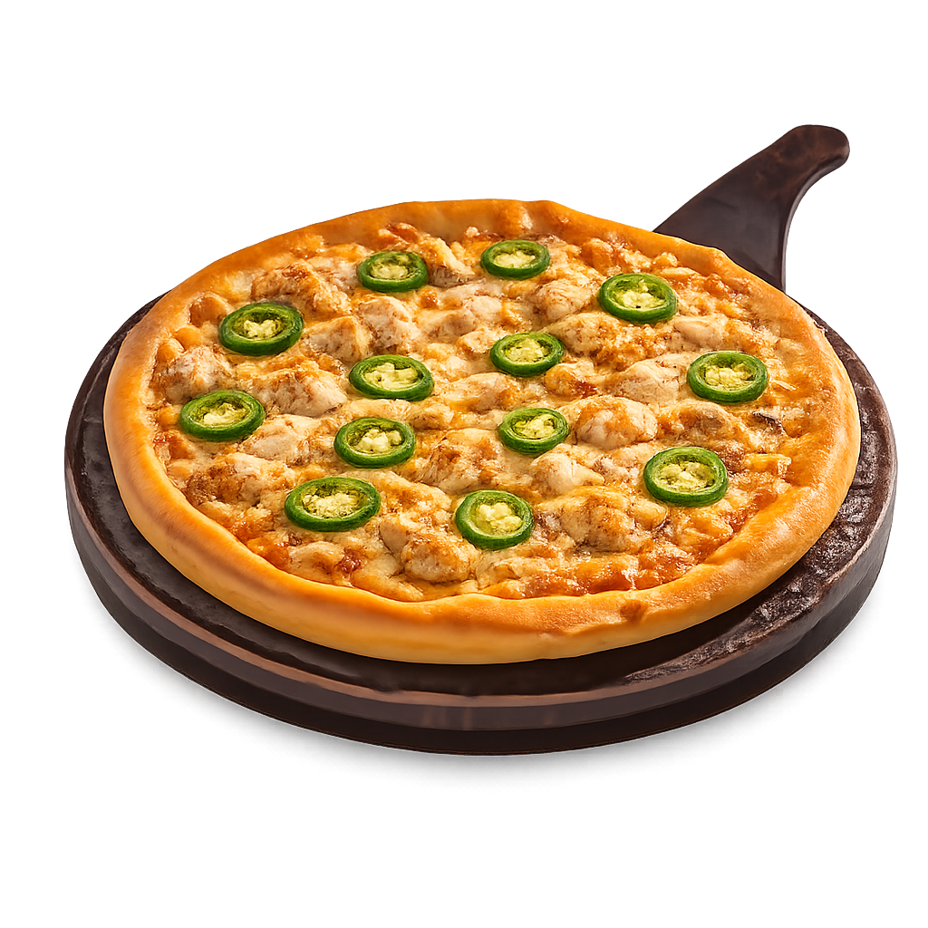 بيتزا تشيكن هالبينو 🌶️