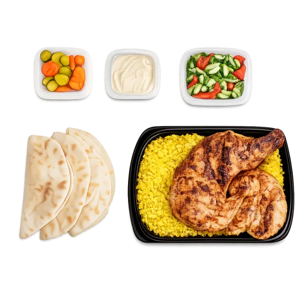 نص فرخة فحم